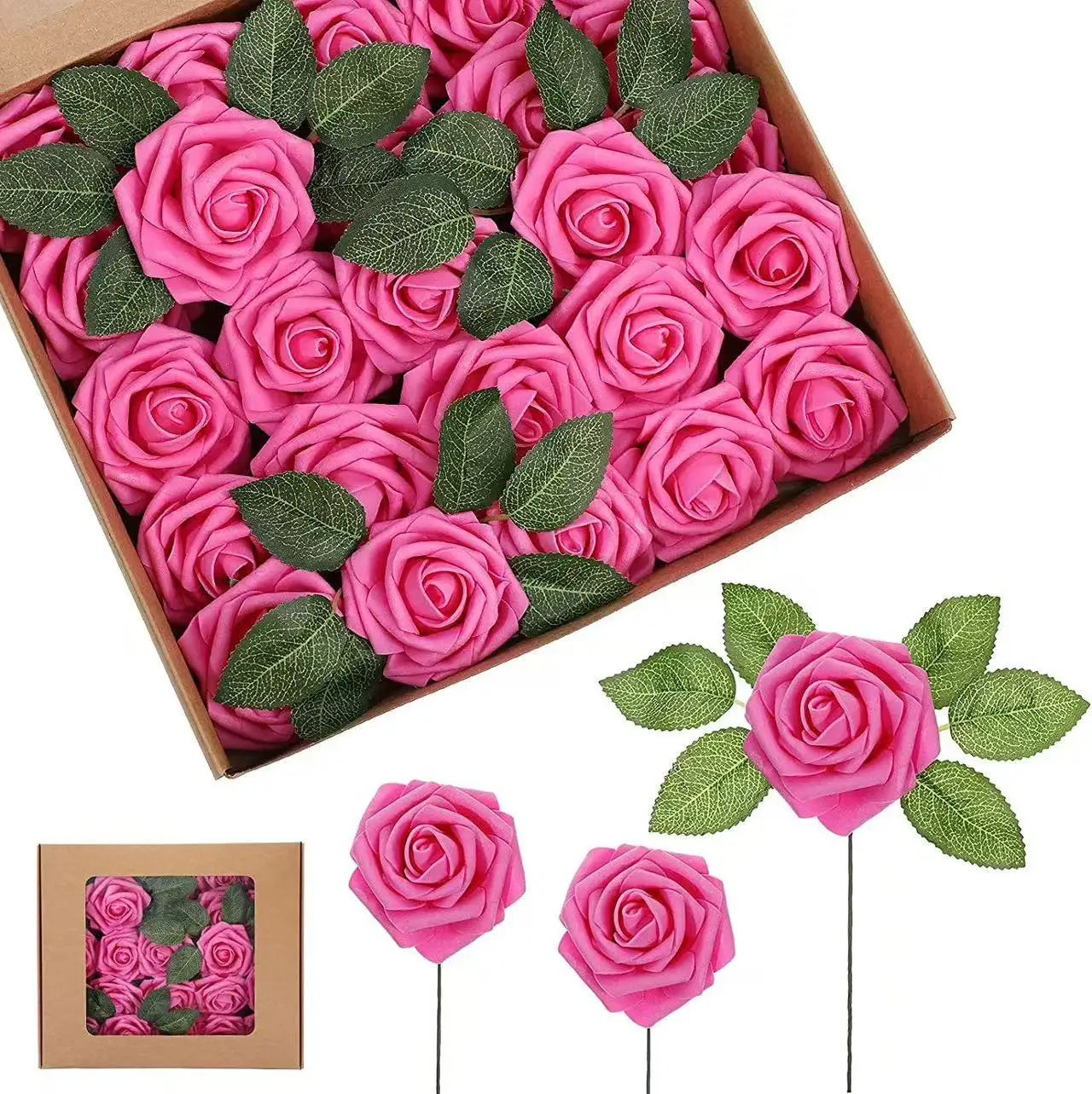 10~100pcs Artificial Roses