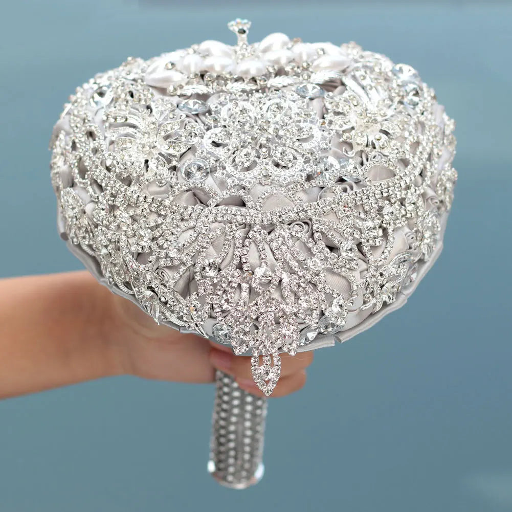 Heart Shape Brooch Bridal Bouquet