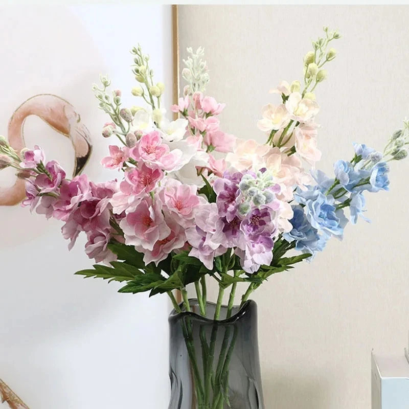 Real Touch Delphinium Flower Stem – 7 Colors