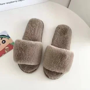 Personalized Fluffy Slippers For the Wedding Party