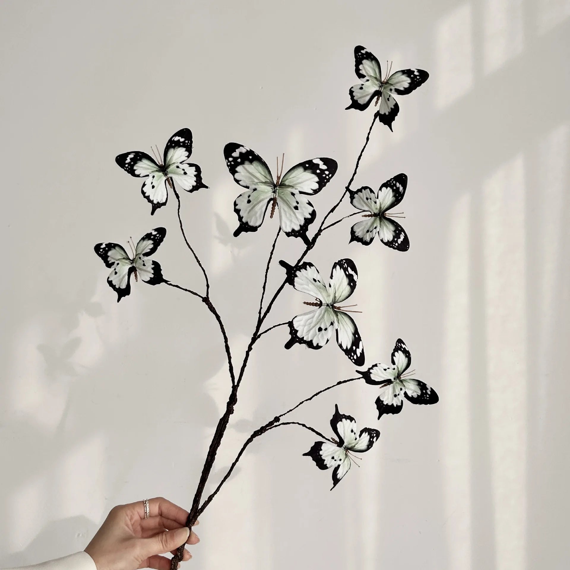 Faux Butterfly Flower Arrangement Decor