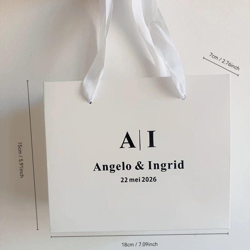 Customizable Wedding Favor Small Gift Bags
