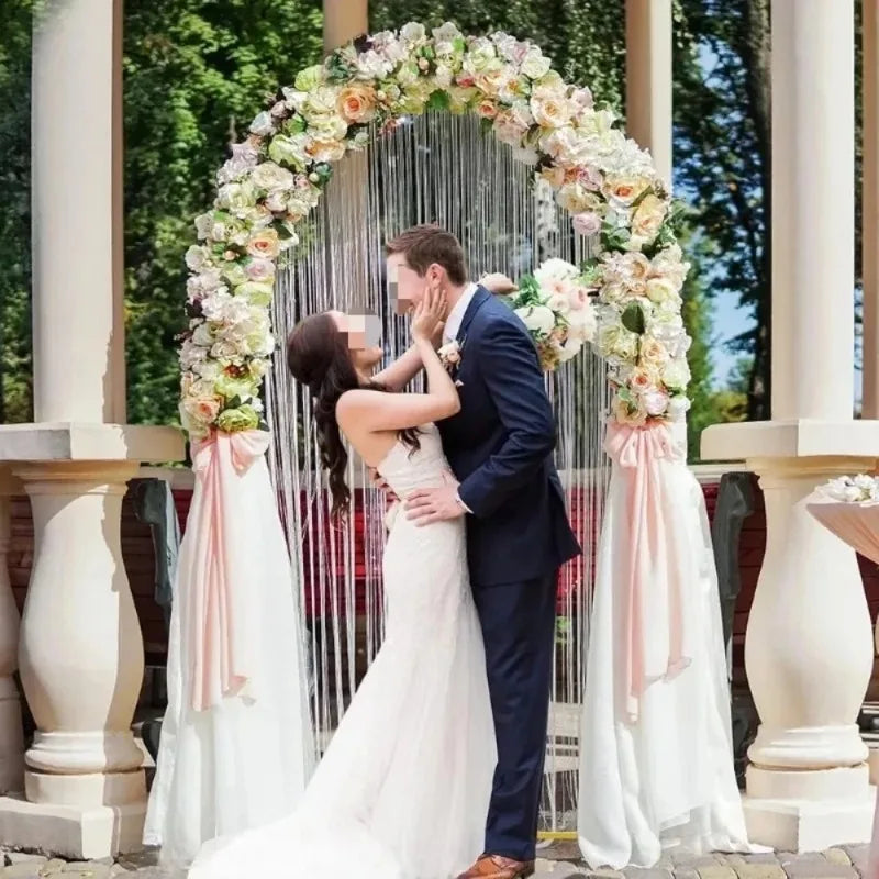 Gold Wedding Arch Stand Event Backdrop Frame