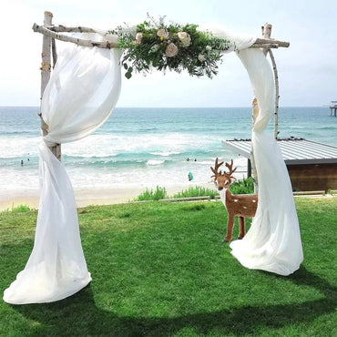Wedding Arch Drape Chiffon Fabric Draping Curtain Drapery Wedding Birt