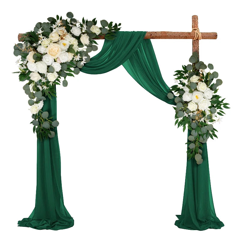 Premium Wedding Arch Flower Swag Decoration Set