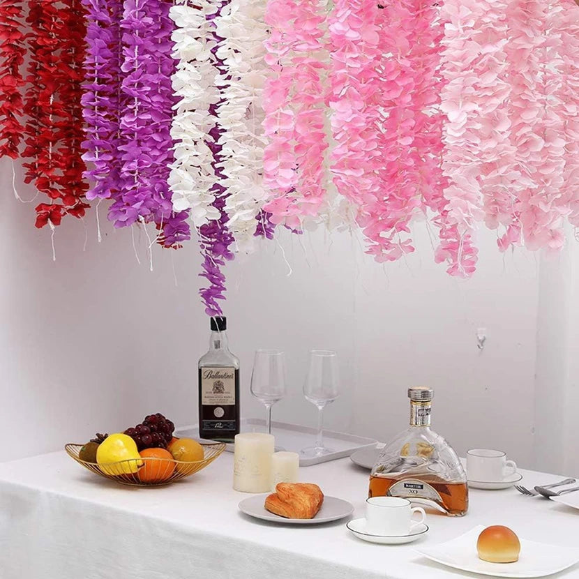Silk Sakura Flower Hanging Vine