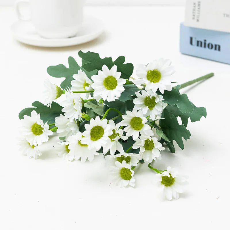21 Heads Of Sunflowers Small Daisies Bouquets Of Chamomile Wedding Dec
