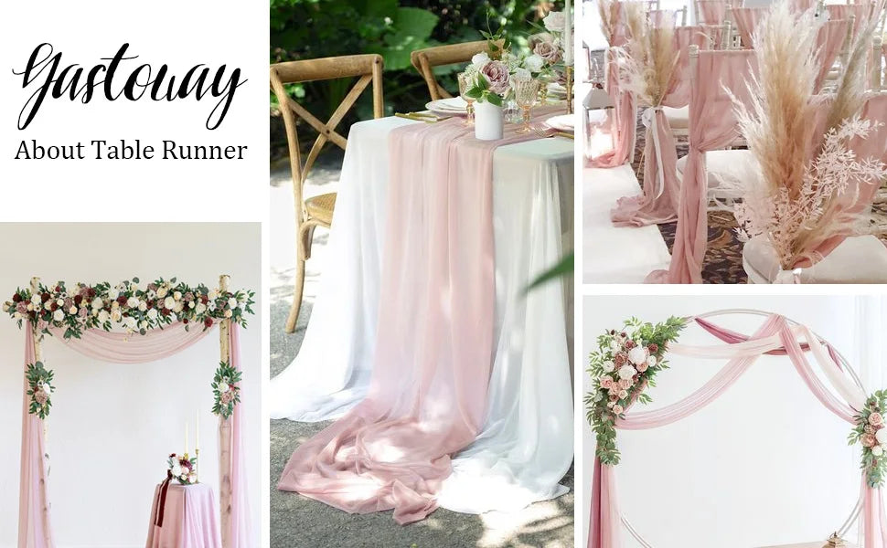 Soft Chiffon Drape for Backdrops, Arch or Table Runner