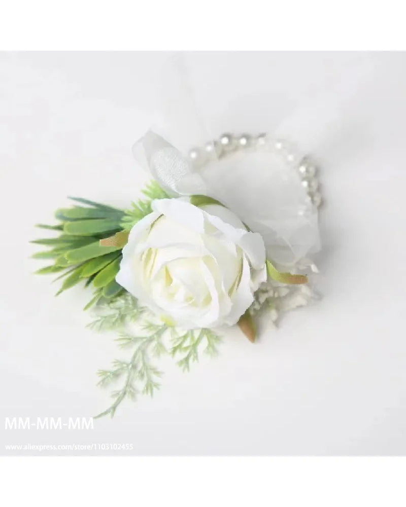 Wedding Boutonniere Corsage Set