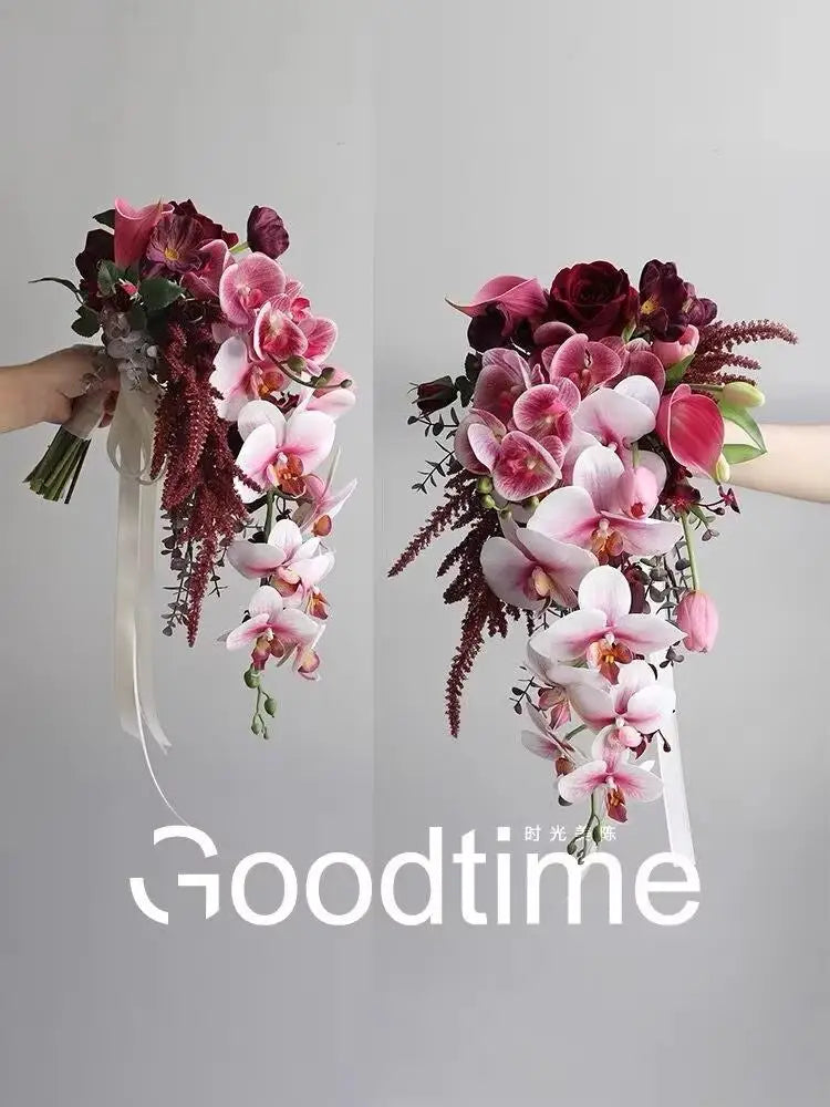 Premium Waterfall Cascading Bridal Bouquet