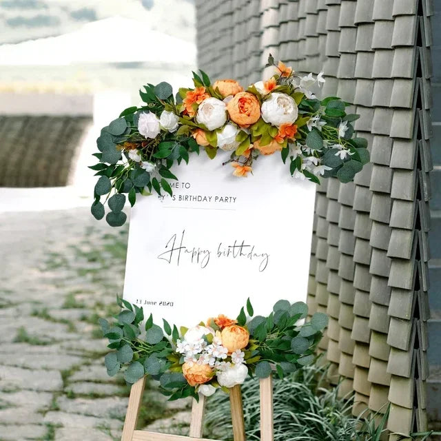 Premium Peony Floral Door Lintel Wedding Decor