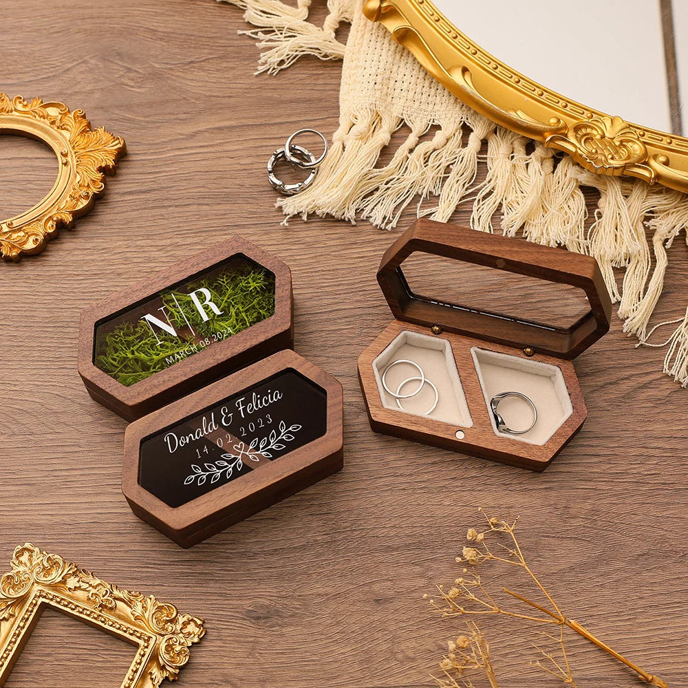 Personalized Wedding Ring Box