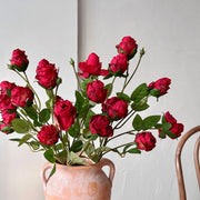 Vintage Silk Rose Wedding Bouquet