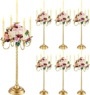 6 Piece Gold Candelabra Set