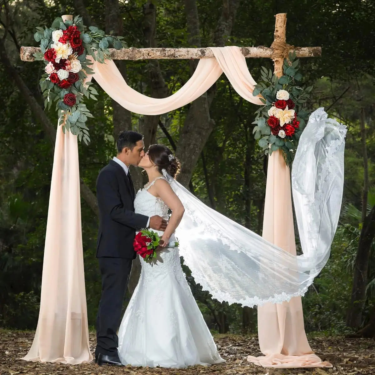 Arch Flower Swag Wedding Decoration Rose Floral