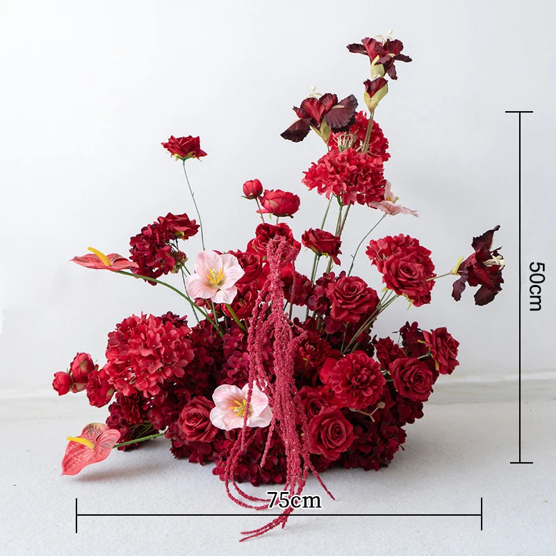 5D  Luxury Colorful Wedding Backdrop Arch KT Board Decor Floral Arrang