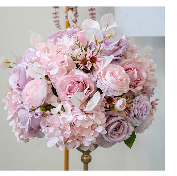 Pink Purple Flower Arrangement Pieces