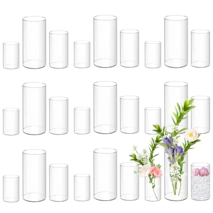24 Pack Acrylic Flower Holders