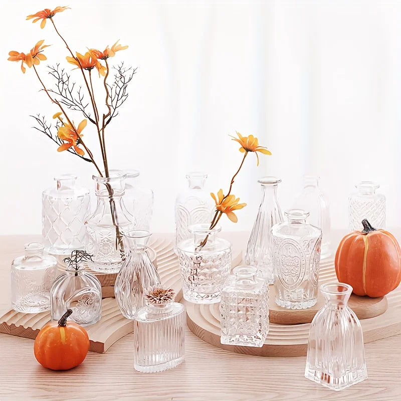 Modern Mini Glass Vase Home Table Decoration