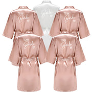 Kimono Satin Robes for the Wedding Party