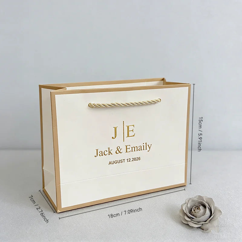 Customizable Wedding Favor Small Gift Bags