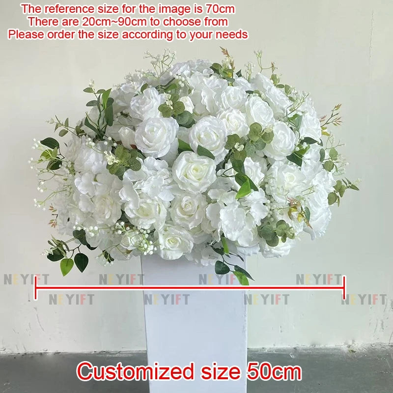 Peony Velvet Rose Floor Floral Arrangement Decor
