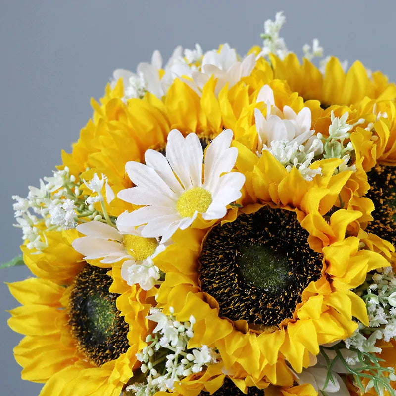 Sunflower Daisy Artificial Flower Bouquet