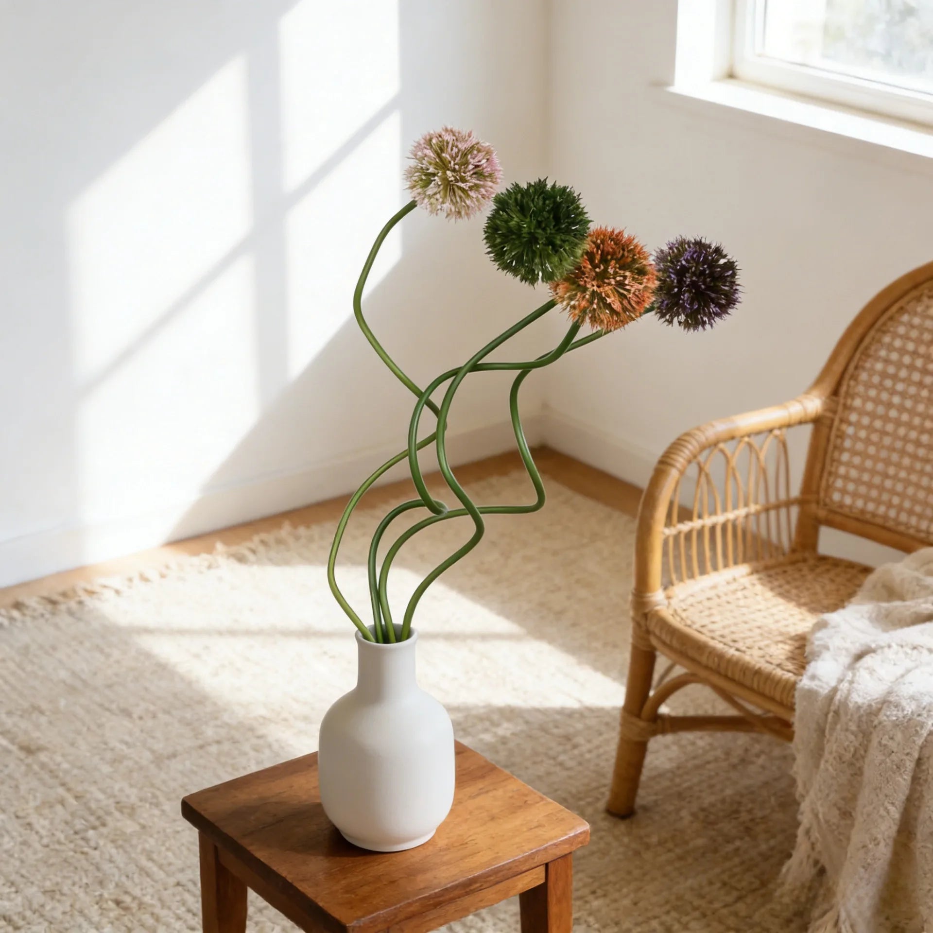 Allium Ball Floral Decor Stem