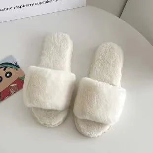 Personalized Fluffy Slippers For the Wedding Party