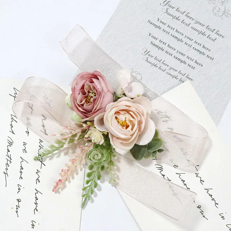 Pink Groom Wedding Boutonniere