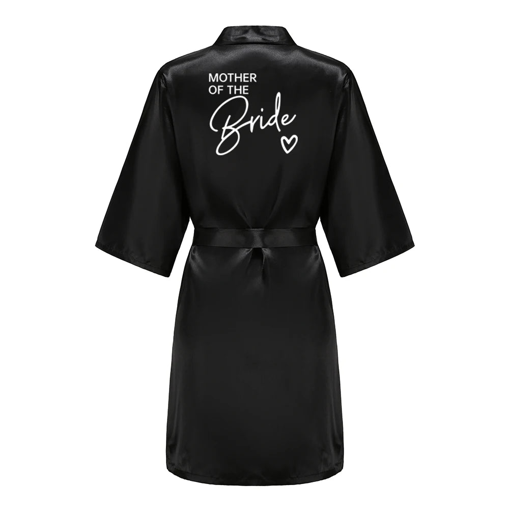 Kimono Satin Robes for the Wedding Party