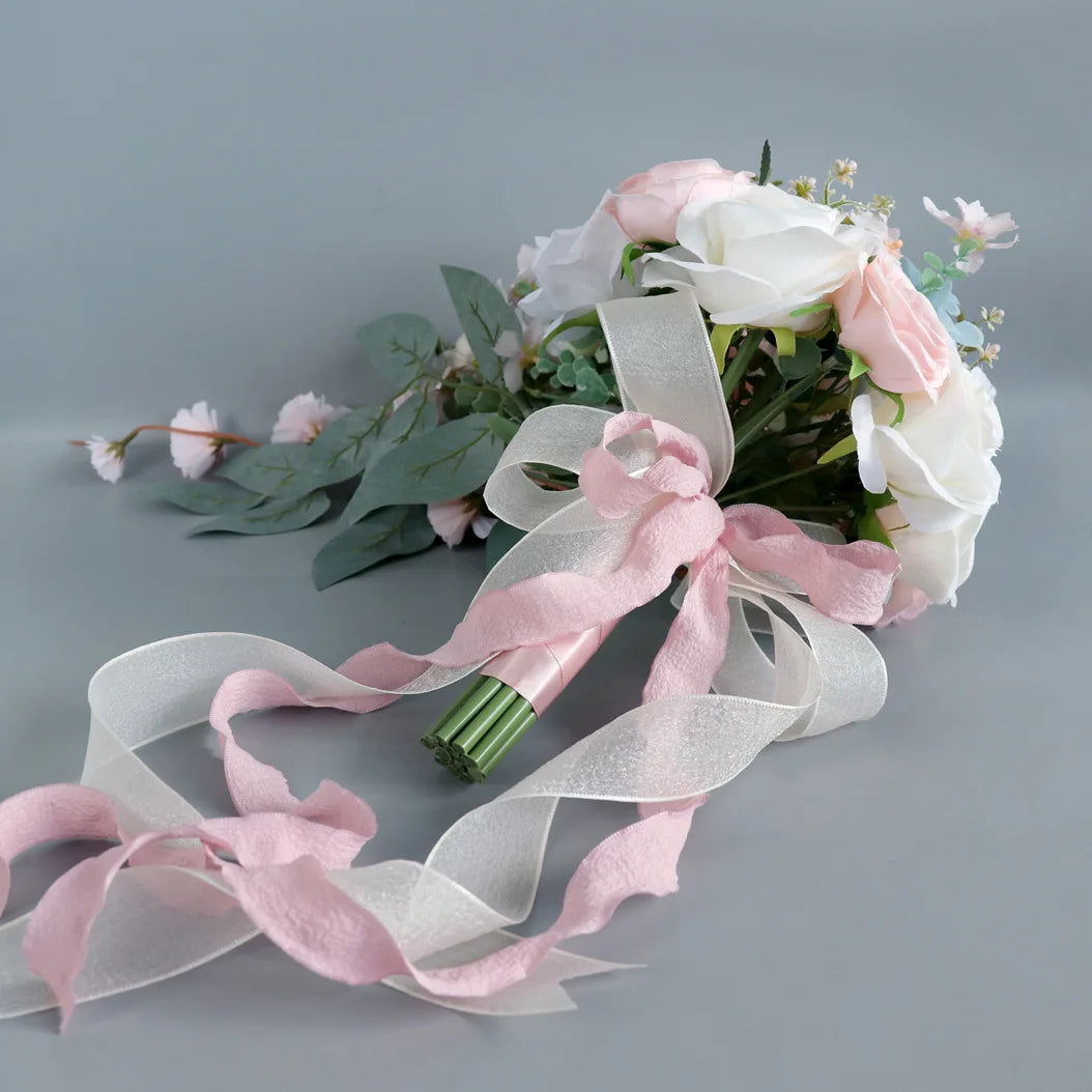 Pearl Waterfall Bridal Wedding Bouquet