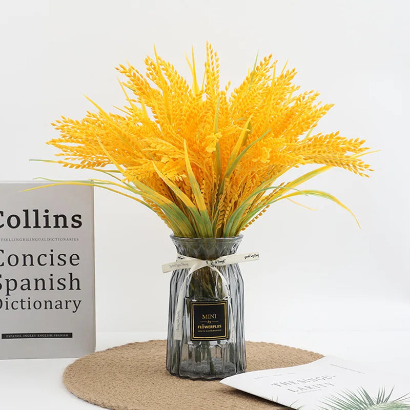 16in Artificial Wheat Decor