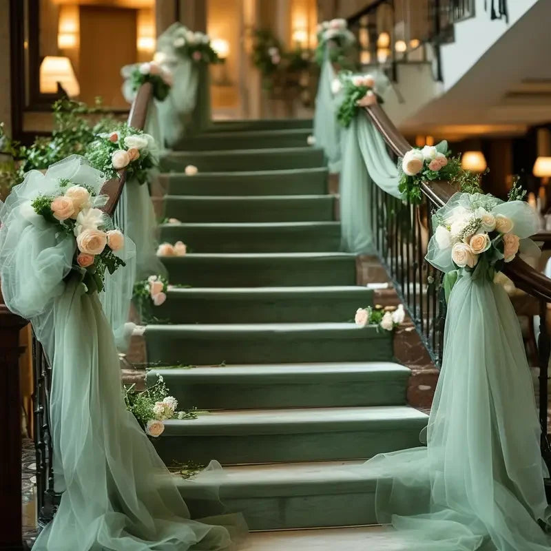 Soft Mesh Tulle Fabric for Event Decoration