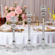 Crystal Candle Holder Set