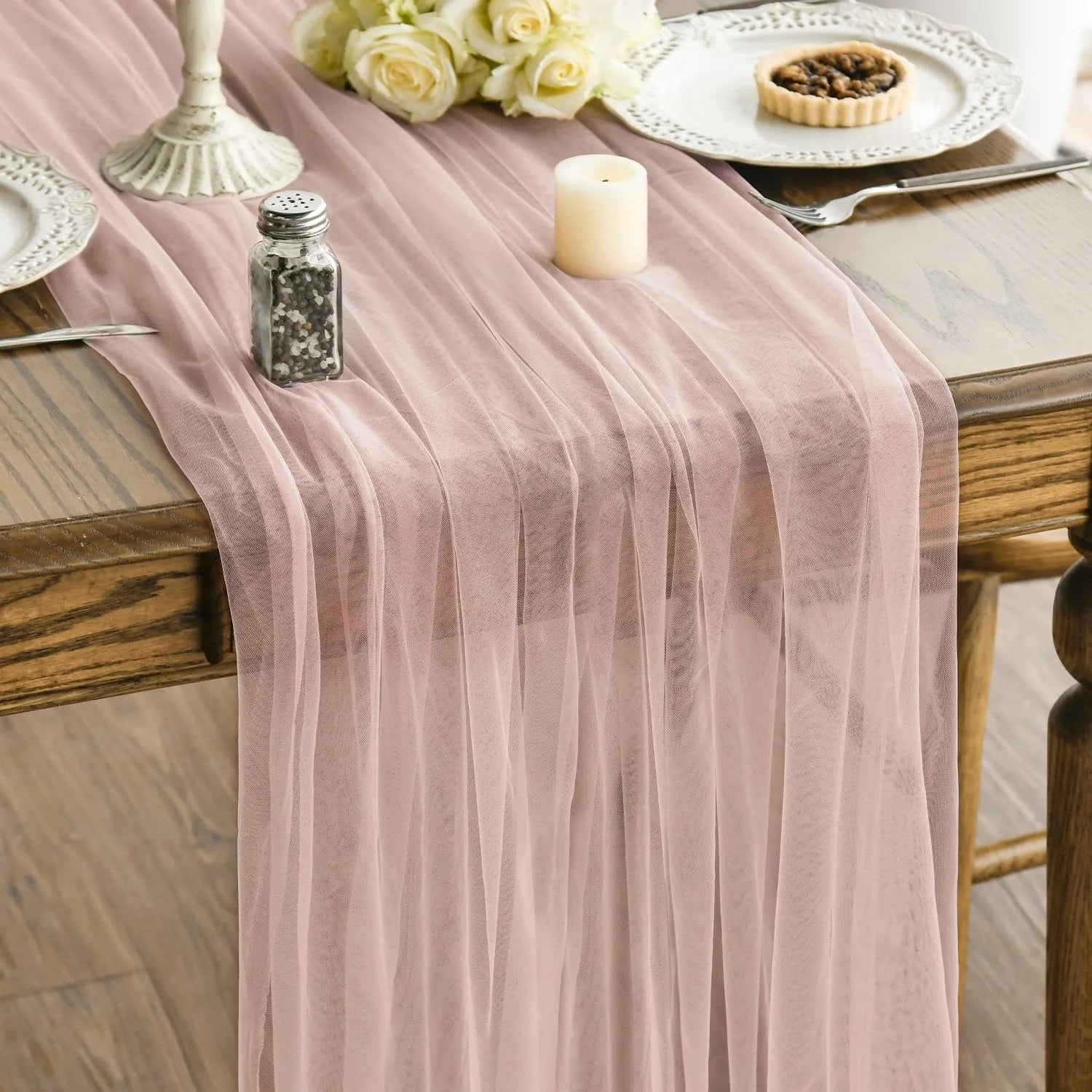 Soft Mesh Tulle Fabric for Event Decoration