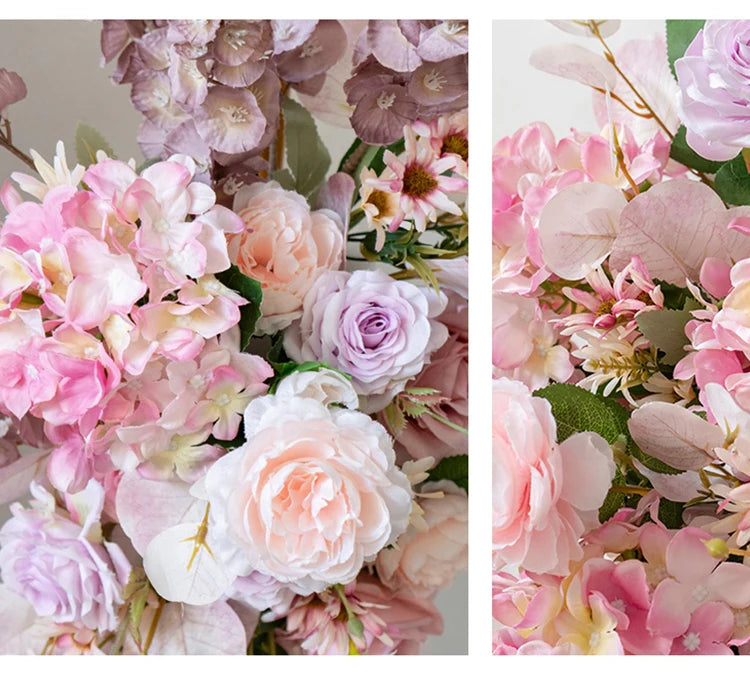 Pink Purple Flower Arrangement Pieces