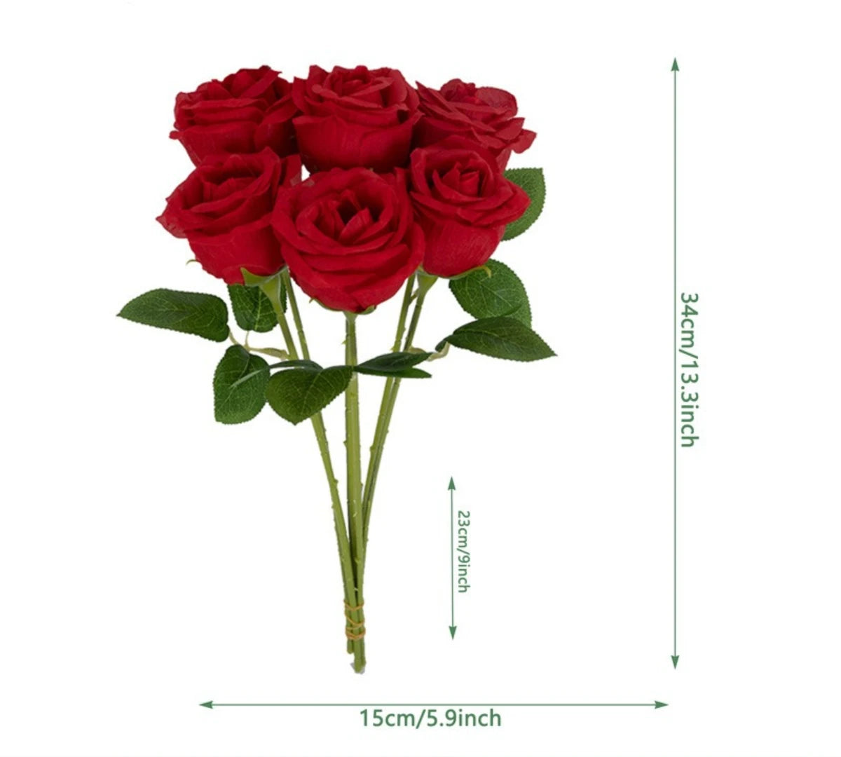 13in Artificial Rose Bouquet