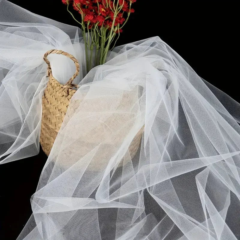 Soft Mesh Tulle Fabric for Event Decoration