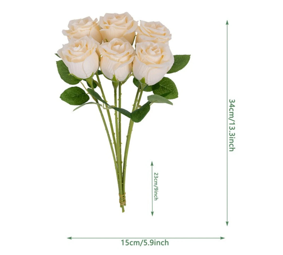 13in Artificial Rose Bouquet