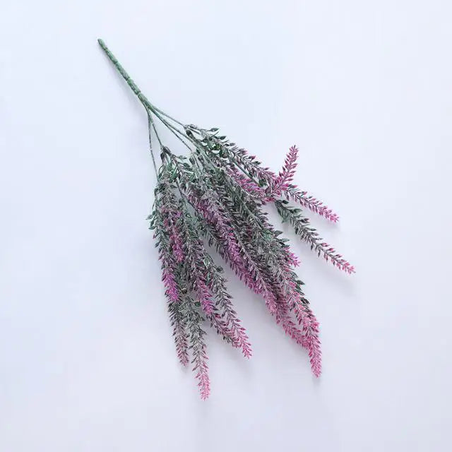 [1 bouquet] Lavender (Lavandula) Artificial Flowers - 5 Branches - Wed