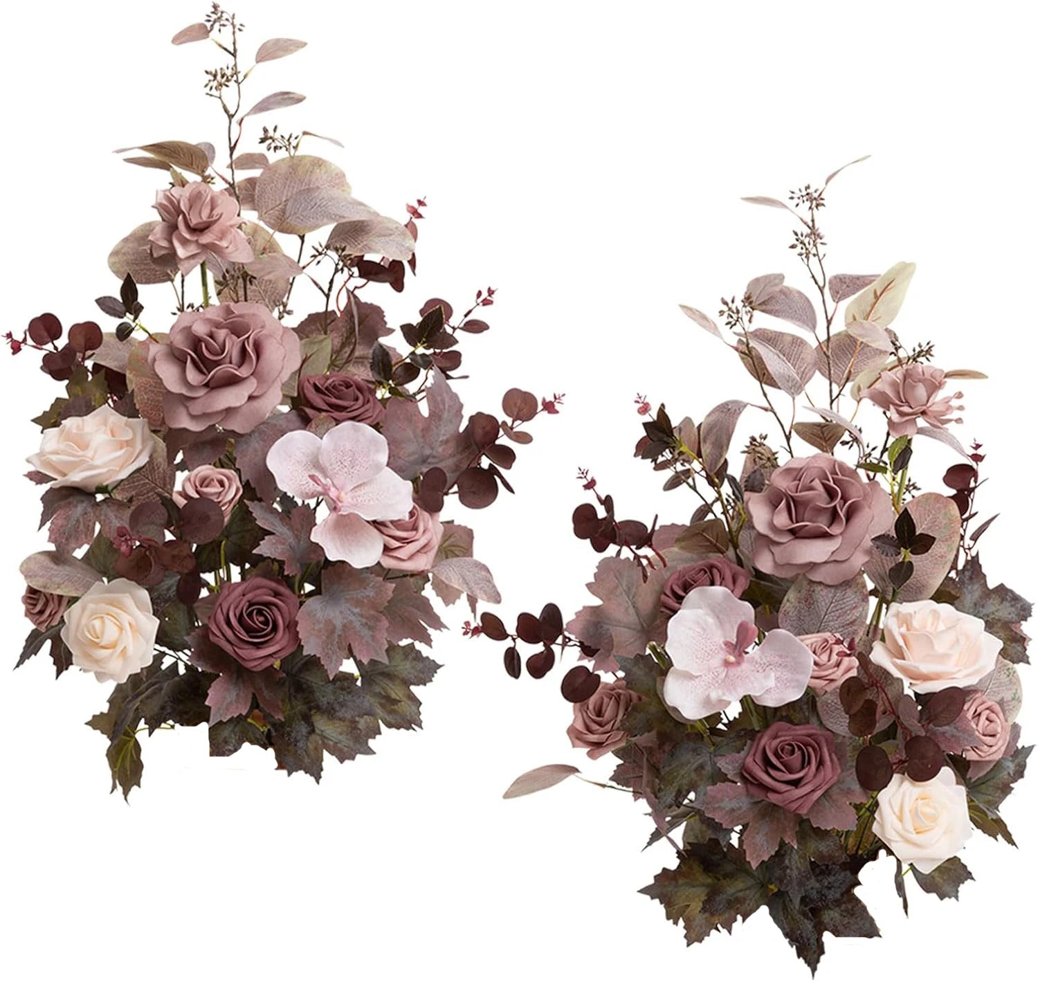 Premium White Green Floral Centerpiece Wedding Decor