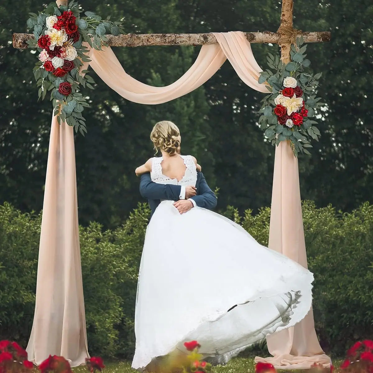 Arch Flower Swag Wedding Decoration Rose Floral