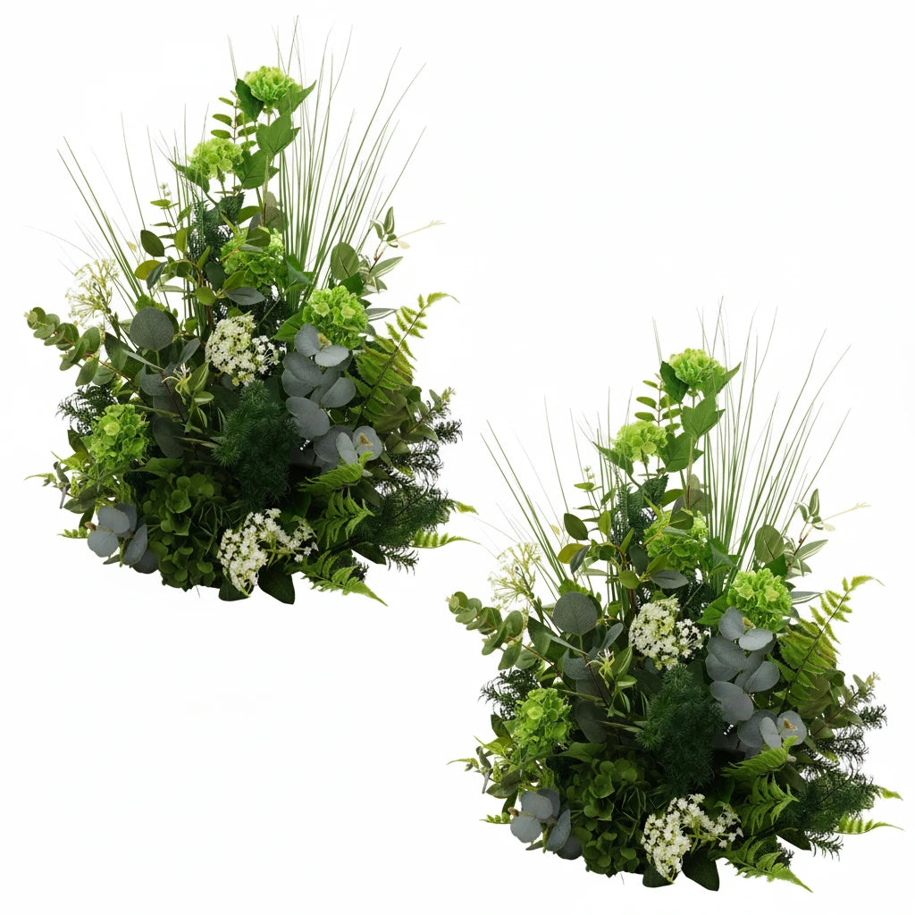 Lush Silk Floral Centerpiece Arrangement