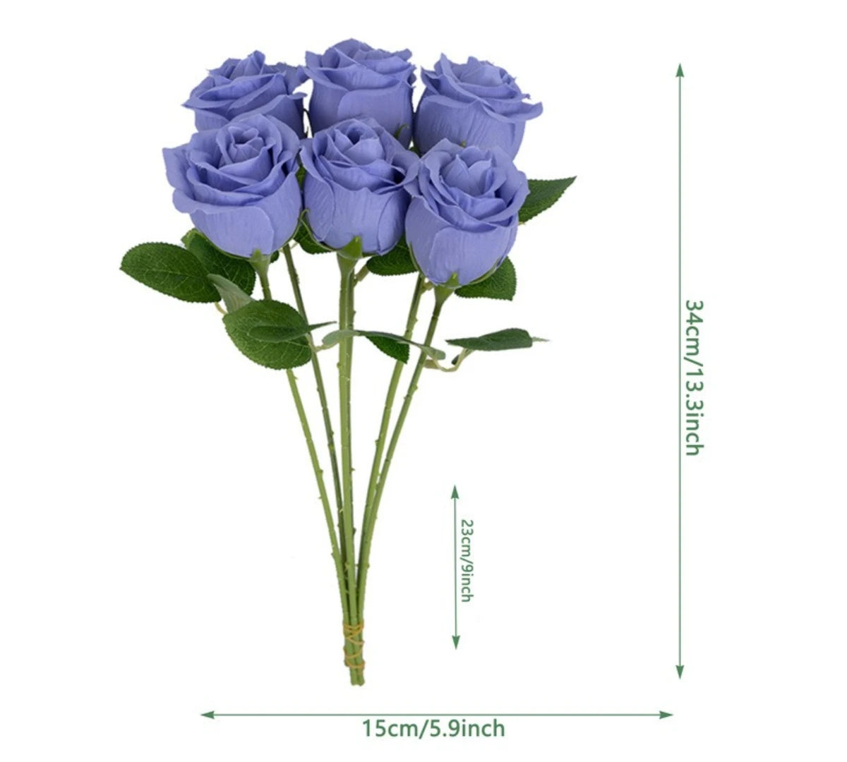 13in Artificial Rose Bouquet