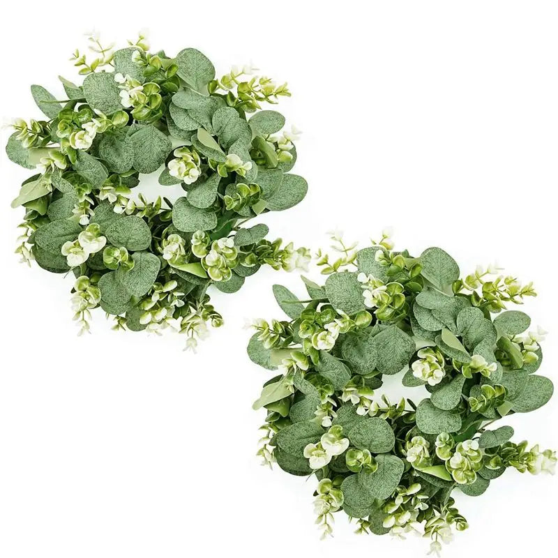 Artificial Eucalyptus Leaf Wreath