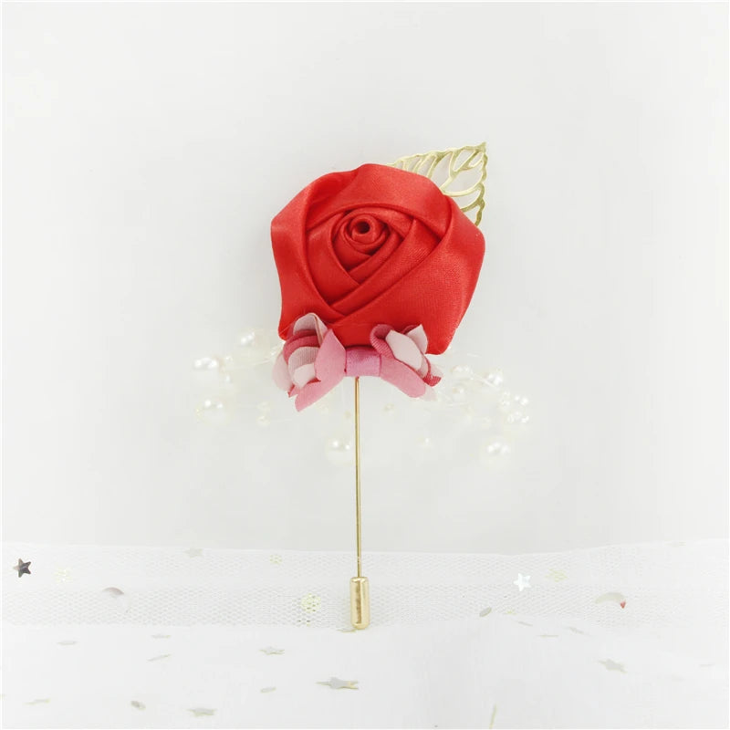Rose Groom Wedding Boutonniere