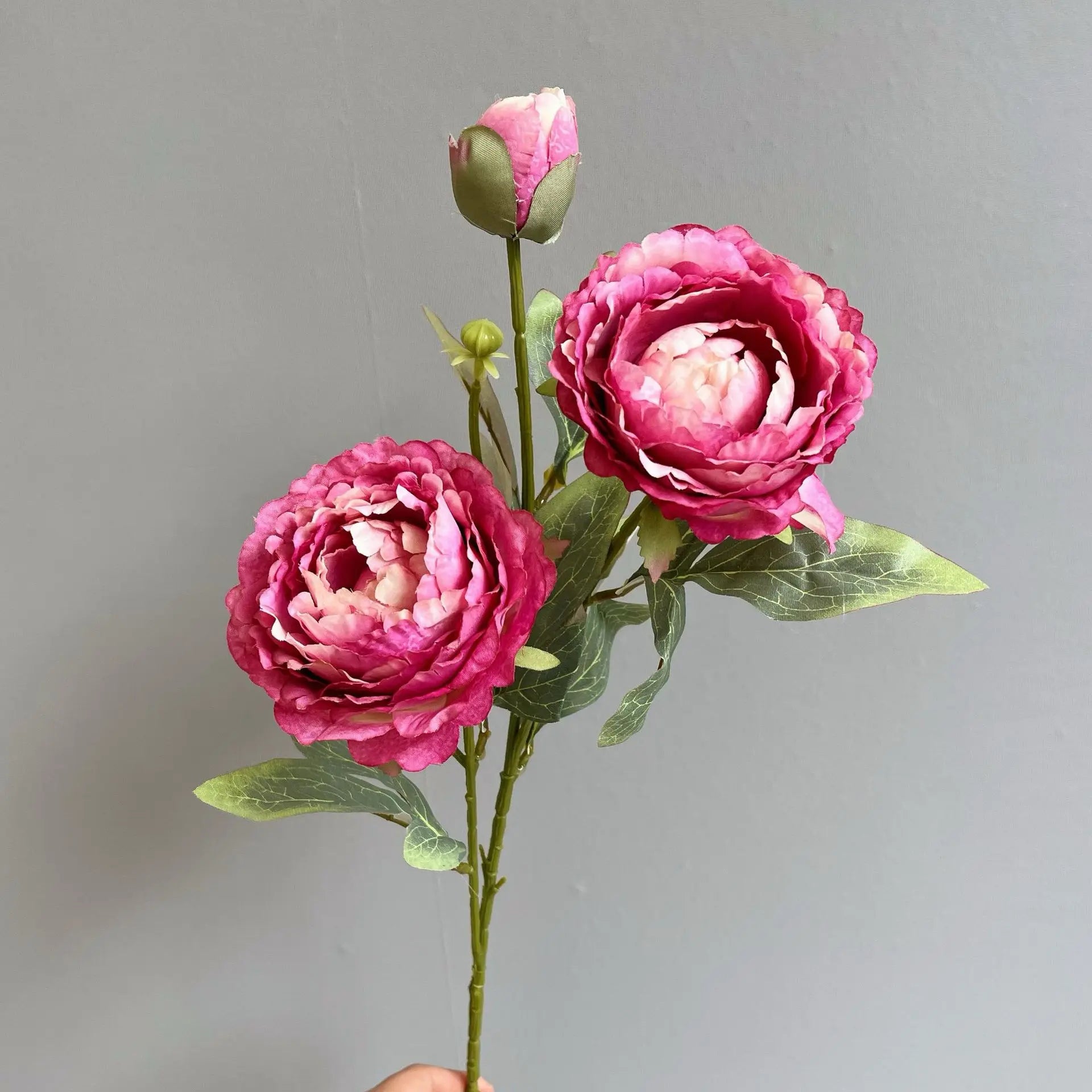 3 Head Artificial Peony Flowers