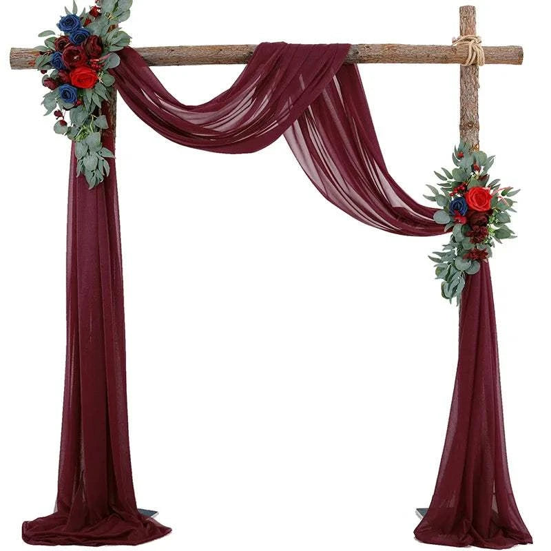 Wedding Arch Drape Chiffon Fabric Draping Curtain Drapery Wedding Stag