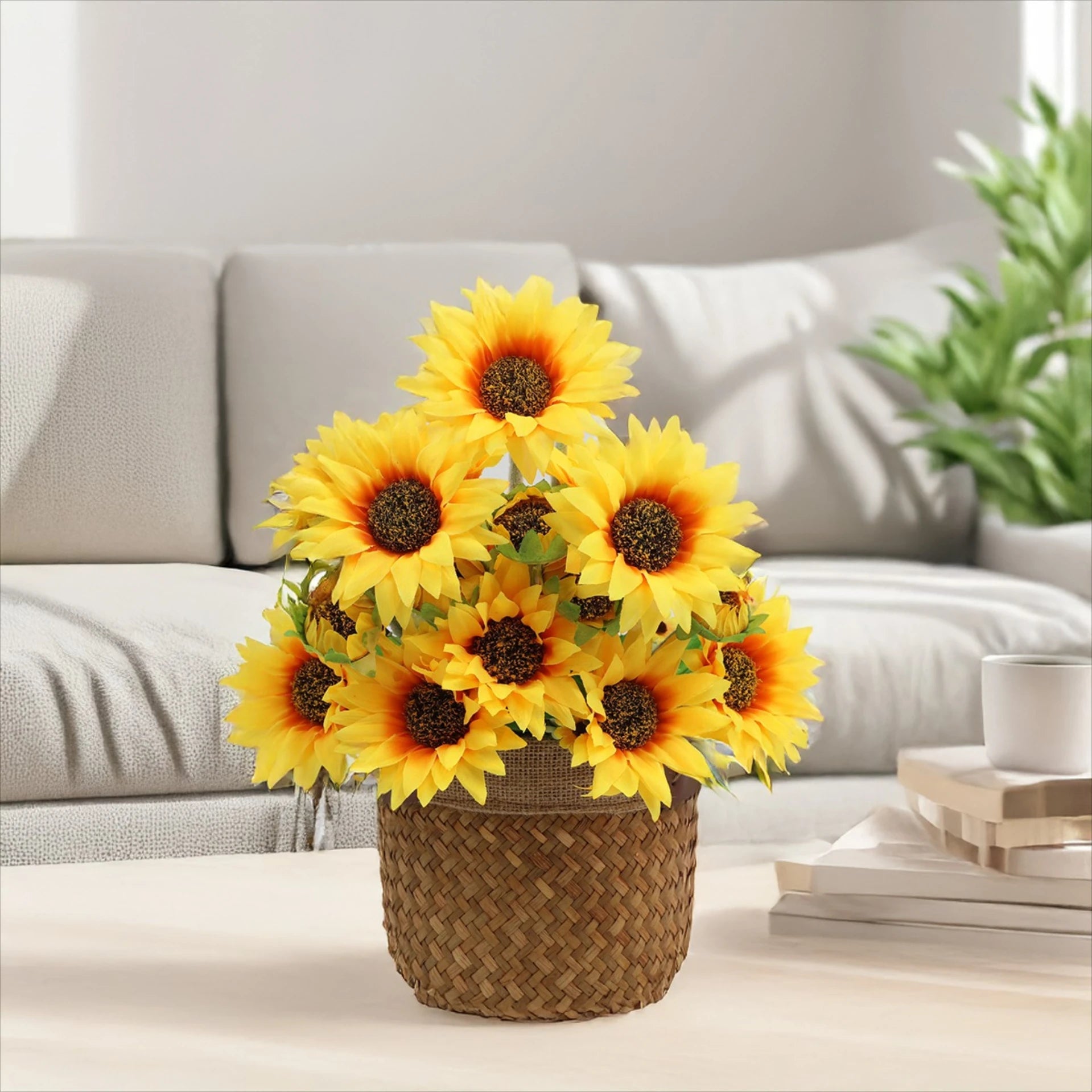Sunflower Floral Bouquet Stem